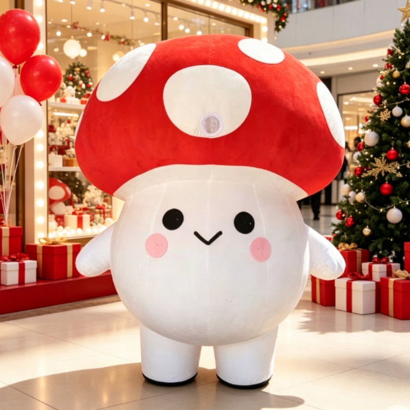 Suits - かわいいきのこ型の着ぐるみ。大人用。アニメキャラクター。誕生日、クリスマス、広告、パレード、ハロウィンパーティーに最適。