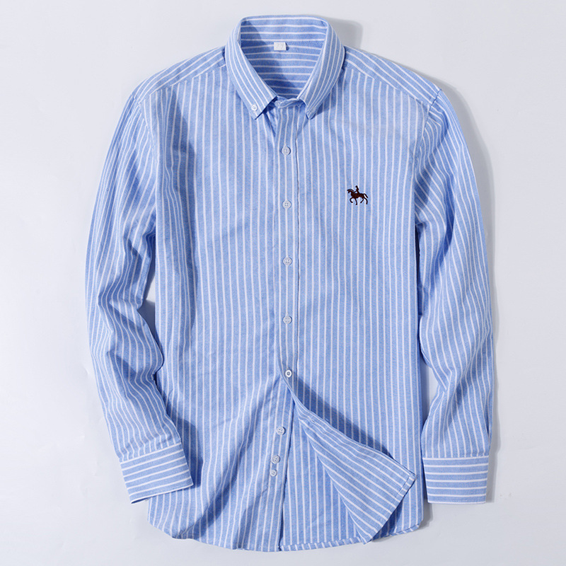 6XL 100%コットンオックスフォードホワイトシャツ メン - Oxford Cotton Casual Shirt Business のレビューと価格