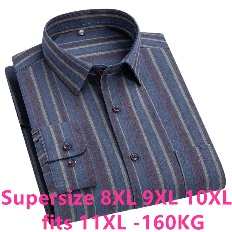 ビッグサイズ 11XL 10XL 9XL 8XL 綿 100 - Oxford Cotton Casual Shirt Business のレビューと価格