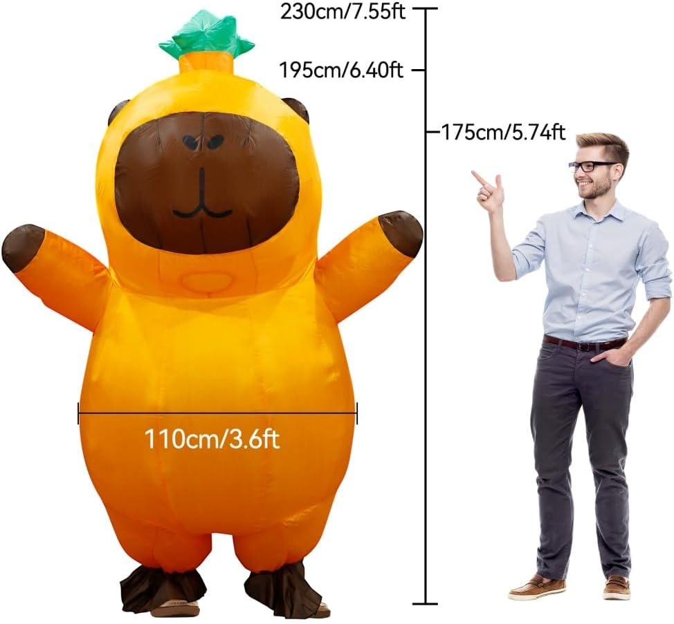 カピバラの着ぐるみ（大人用）、面白い着ぐるみ、大人用の膨らま - Suits のレビューと価格