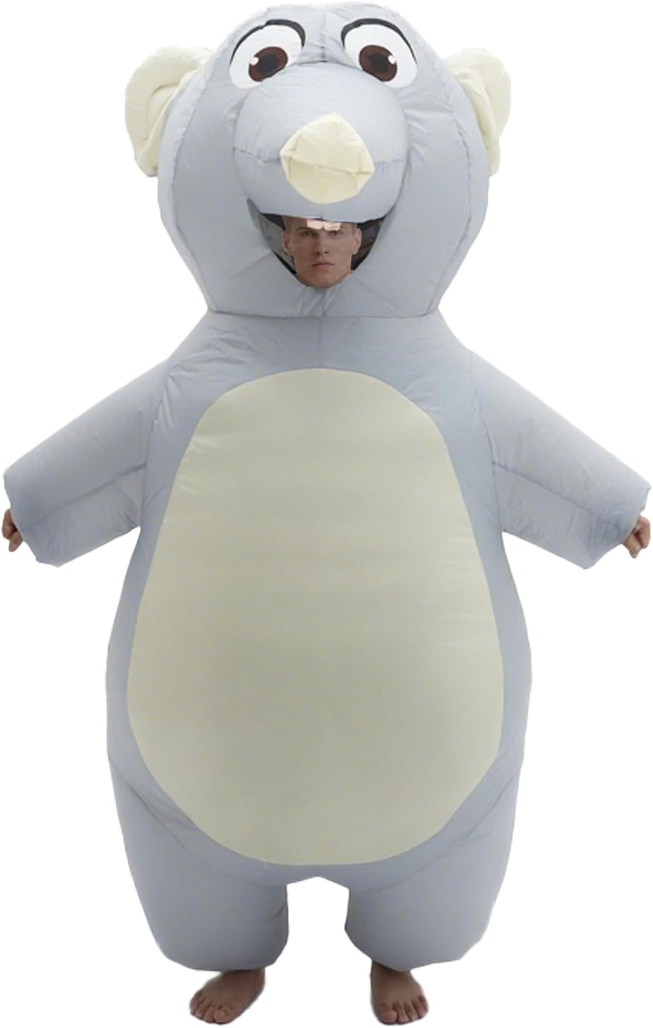 大人用インフレータブルマウスコスチューム。ハロウィーンパーテ - Suits のレビューと価格