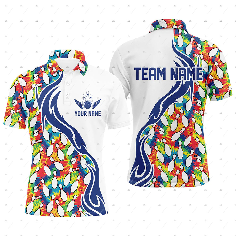 カスタム名ボウリングスカルフレームグラフィティグラデーション - Short Sleeve Bowling Shirt Retro のレビューと価格